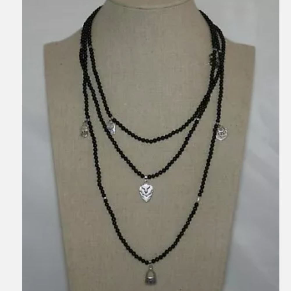 Silpada Nightfall Charms Long Necklace